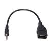 Câble Adaptateur d'Extension Audio AUX 35 mm Mâle vers USB 2.0 Femelle Type