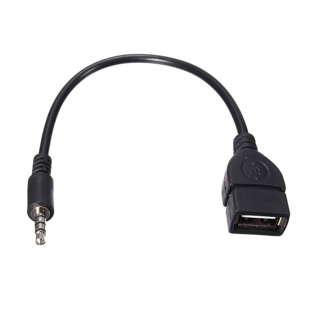 Câble Adaptateur d'Extension Audio AUX 35 mm Mâle vers USB 2.0 Femelle Type
