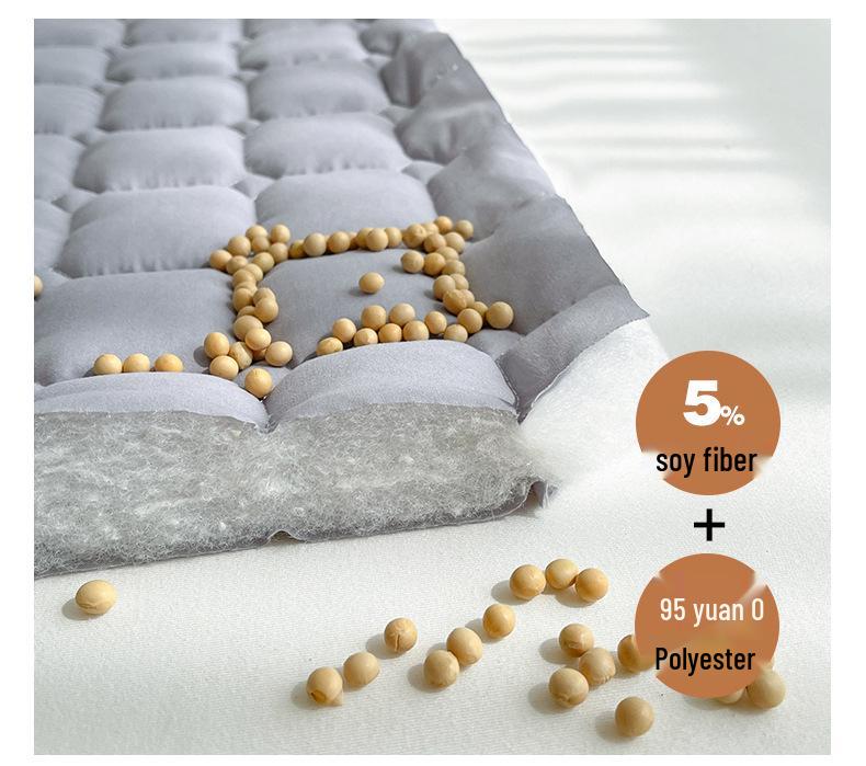 Gesteppter Matratzenschoner - Sommer Topper Pad für Zuhause, Schlafzimmer, Hotel und Studenten Einzelbetten