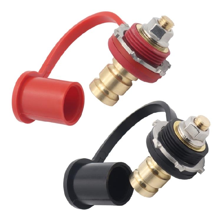2Pcs 250A Battery Charging Jumper Post Battery Charging Post 3/8" Stud Jump Post