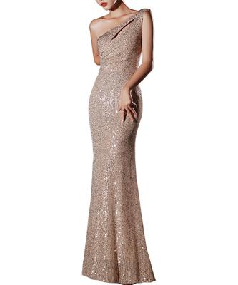 PHOLEEY Long Party Mermaid Fitted Evening Elegant Maxi Cabaret Perfect for and Reunions Women's Dress, Dress, Dress, Formal, Dress, Off-the-Shoulder,