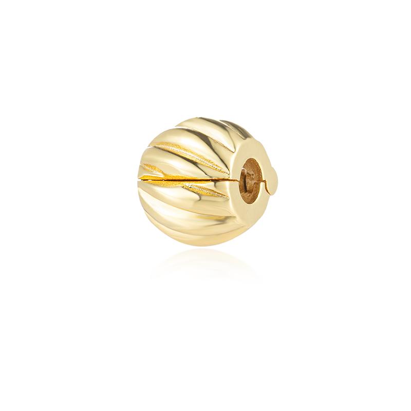 Golden Shiny Series Charm Bead Pendant Fit Original Europeancopper Jewelry & Diy Making Unique Fine New Gift