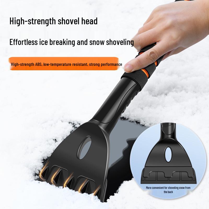 2025 Multi-Functional Car Snow Shovel & Brush for Windshield De-icing & Defrosting