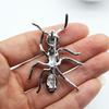 Ruan Hao Black & Yellow Two-Tone Drip Oil Ant Brooch – Versatile Unisex Insect Lapel Pin for Men & Women