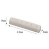 1 Pcs Leftright Guitar Nut Bridge Saddle Nut 6 String Electric Guitar Made Of Real Bone 43X6X9Mm