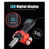 JCD 8208 Heat Gun Micro Soldering Station 750W Soldering Hot Air Gun LCD Digital Hair Dryer For BGA IC Welding Repair Tools