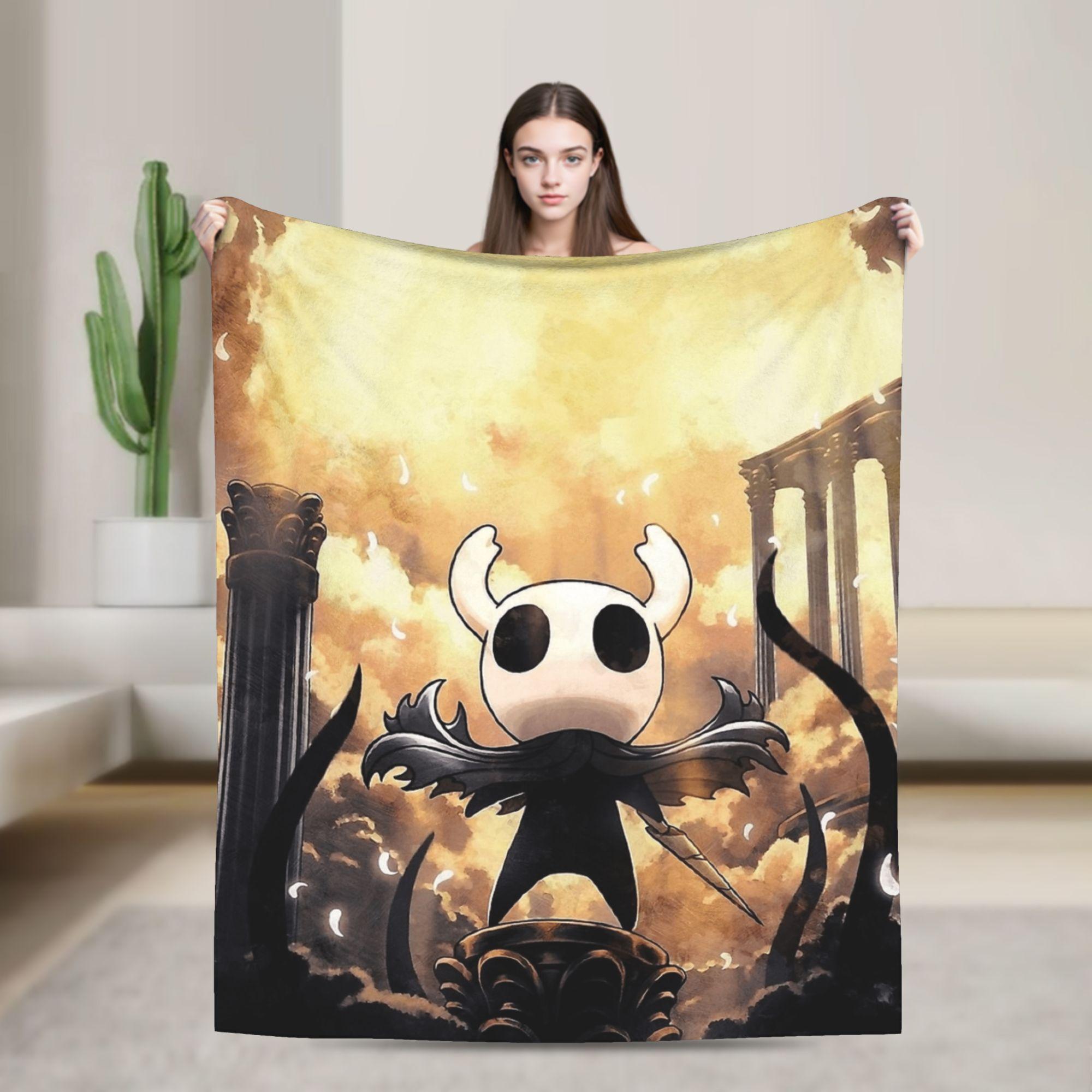 

Hollow Knights Blanket Quality Super Soft Bedding Throws Spring Girls Boys Couch Chair Sofa Bed Pattern Bedspread 130x150cm