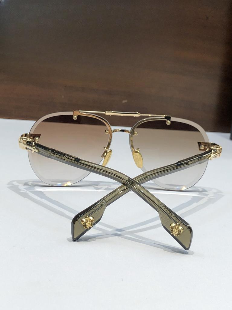 2025 New Fashion Trend Alloy Party Luxury Designer Sunglasses For Men And Women Holiday Black High-End Uv400 Sunglasses