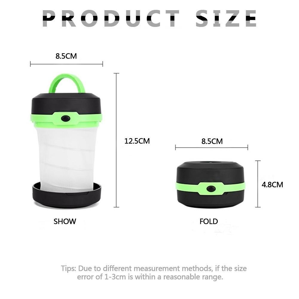 Telescopic LED Camping Light Foldable Tent Lantern New Night Light Camping
