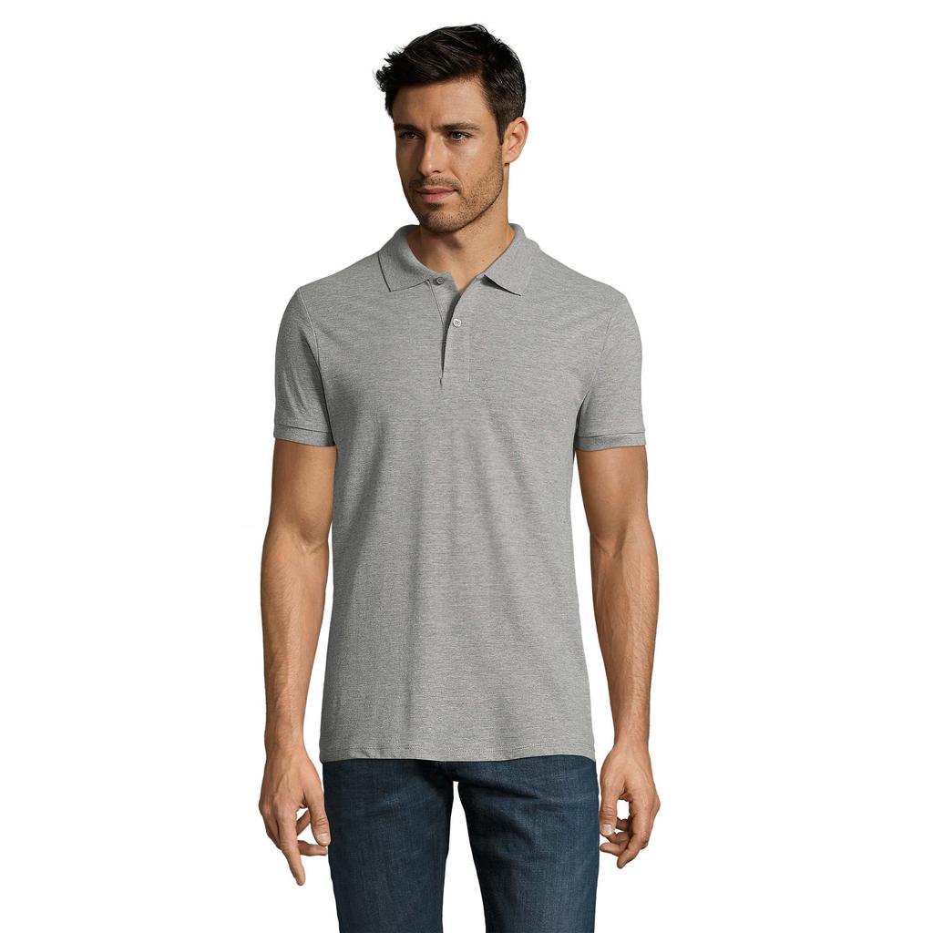 SOLS Mens Perfect Melange Polo Shirt