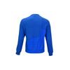 Li Ning Casual Tennis Sport Color Block Crew Neck Pullover Sweatshirt Men sweatshirt Blue AWDQ821-3