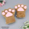 Japanese Cute Plush Cat Paw Cosplay Gloves