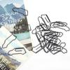 30Pcs Assorted Paperclip Car Shape Creativity Metal Modeling Craft Decoration Supplies Black