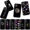 Cover for Apple iPhone 16 15 14 Plus 13 12 Mini 17 Pro Max + ProMax 16E Air 16+ 15+ Coque Phone Case Moon Stars Astronaut Sky