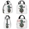 The Lister D Insulated Lunch Bag for Kids School Cooler Thermal Food Box Tote Portable Lunch Boxes Container