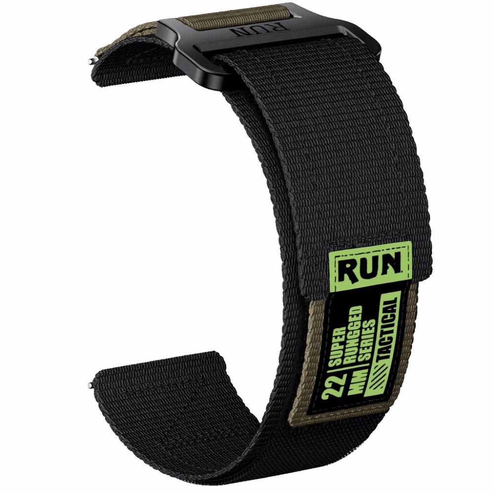 

Легкозаменяемый ремешок 20 22 мм для Forerunner / Active / Vivoactive 4 / Huawei Watch / Samsung Watch 20mm-black dark green