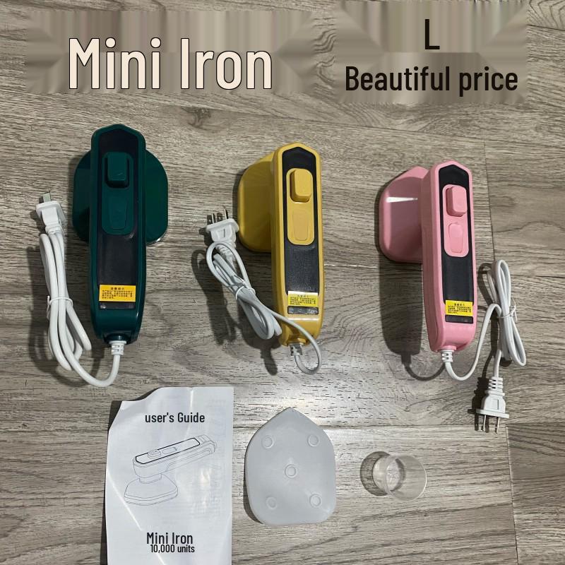 

Portable Handheld Clothes Steamer: Instant Heating Mini Electric Garment Iron First Generation Iron (Green)
