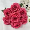 Rose Flower Artificial Wedding Hotel Restaurant Desktop Ornament Room Decoration