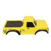 RC Car Body Shells Wheel Base 125mm Shock Resistance RC Accessories for Axial SCX24 1:24 Tracked Vehicle Yellow