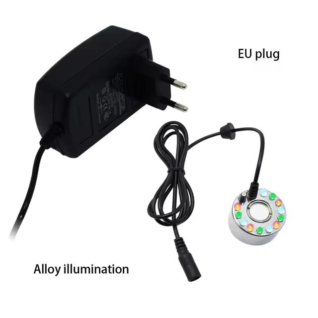 

Atomizing Mini Ultrasonic Atomizer Halloween Party Decoration LED Fountain Pond Spray Garden Aquarium Landscape Spray Decoration