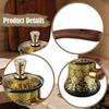 Coffee Pot Butter Milk Warmer Jug Chocolate Melting Teapot for Office Home Kitchen