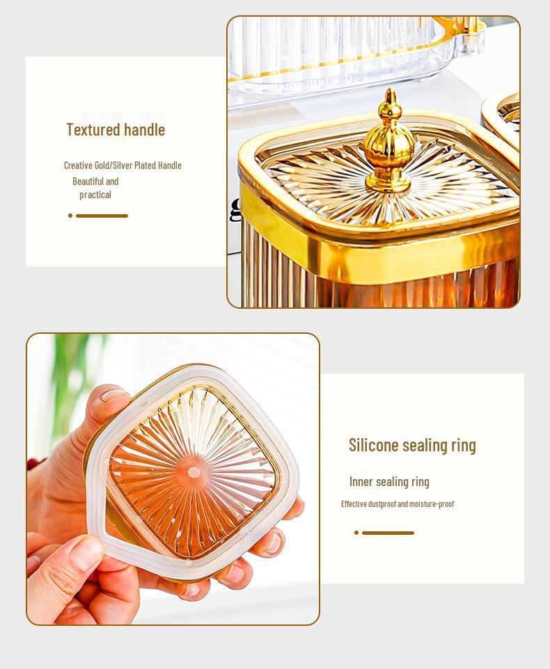 Food Grade Sealing Jar Set for Grains, Nuts, and Dried Goods Storage