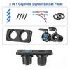 Qc3.0 Lighter Outlet Waterproof 12V/24V Dual Usb Type-C Car Charge Socket With Touch Switch For Car Motorcycle Rv Boat