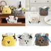 Fun and Soft Plush Dog Tissue Box Plush Doggy Tissue Box Organizers Elegant Tissue Container Portable Paper Holder