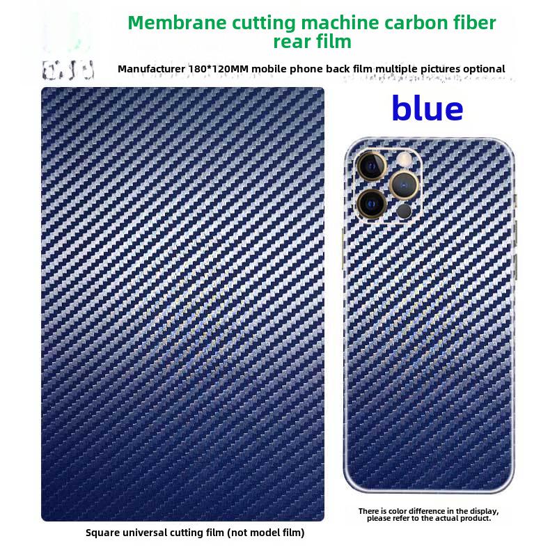 3-Layer 8-Inch Carbon Fiber Blade Laser Film Cutting Machine for Universal Phone Film with Crocodile Leather Pattern.