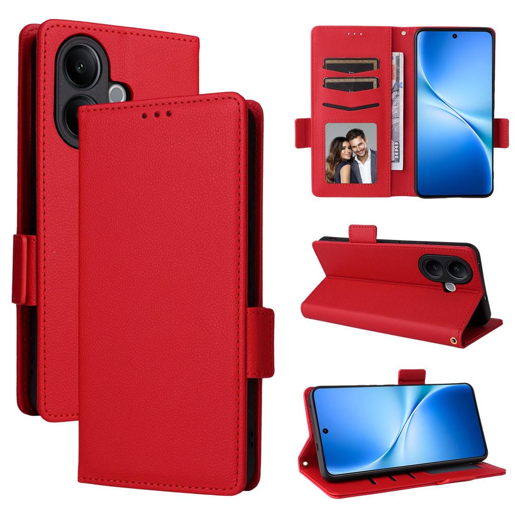 Flip Cover für Vivo V60 Lite PU-Leder Handyhülle Ganzkörperschutz [RFID-Blockierung] Schutzhüllen