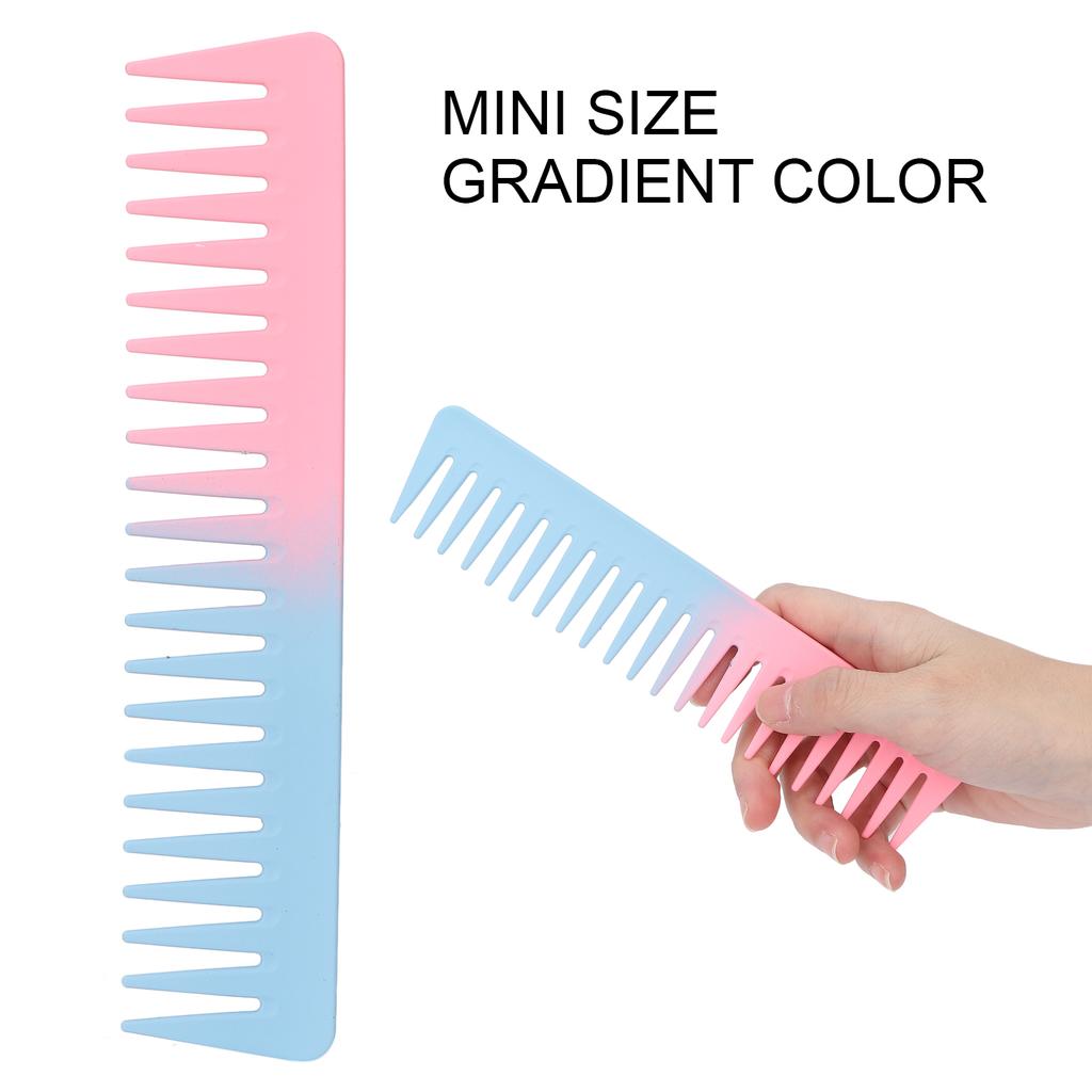 Wide Tooth Comb No Handle Hair Detangling Detangler Styling Shampoo Comb for Curly Hair Wet Dry Hair