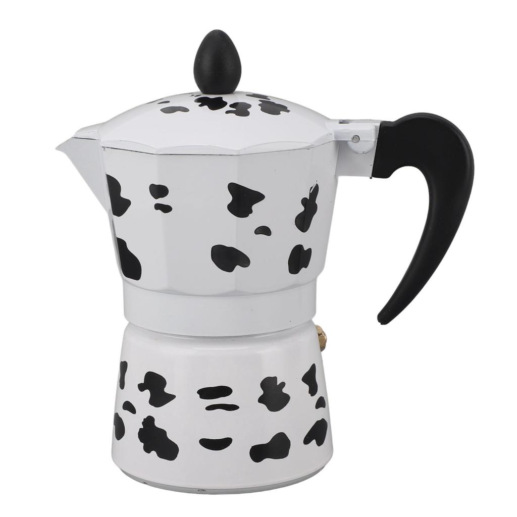 Süt İneği Renkli Pot Alüminyum Kahve Potu Kahve Makinesi Ev Kafe Açık Hava Aktiviteleri Kamp Tr