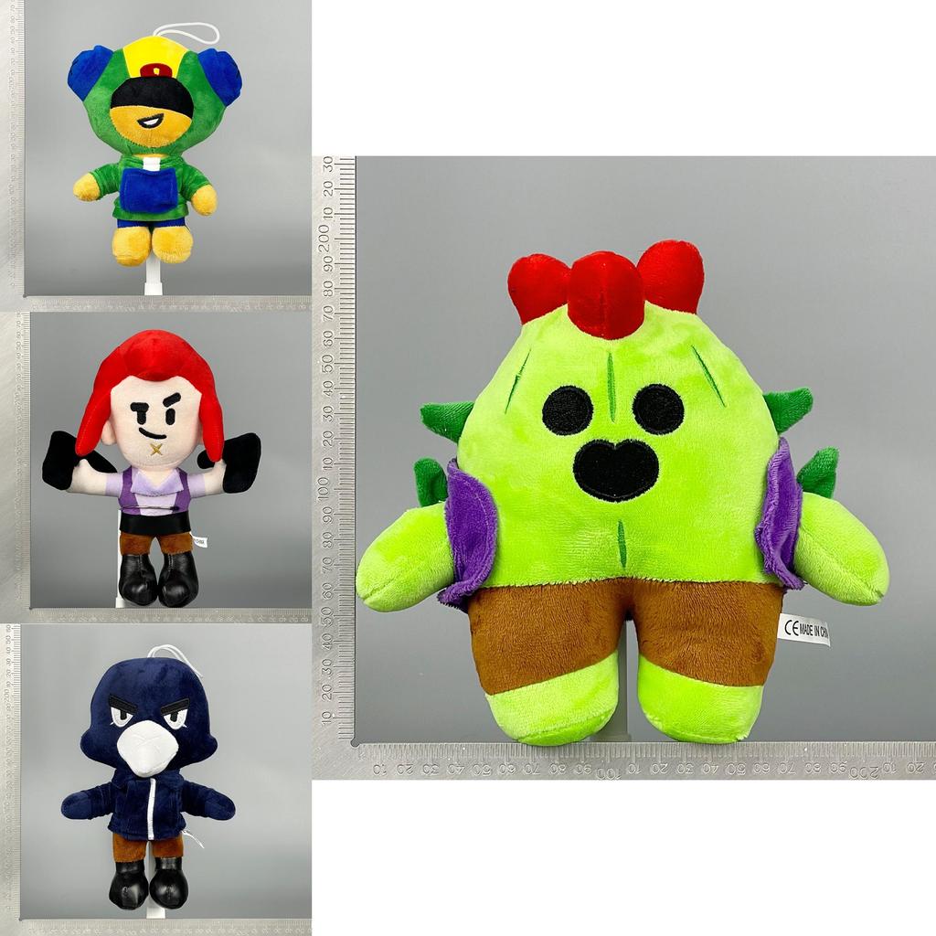 Niedliches Spike-Plüschtier von der weichen und kuscheligen Cartoon-Charakterpuppe