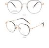 Polygonal Retro Titanium Glasses Frame Unisex with Prescription Lens Option