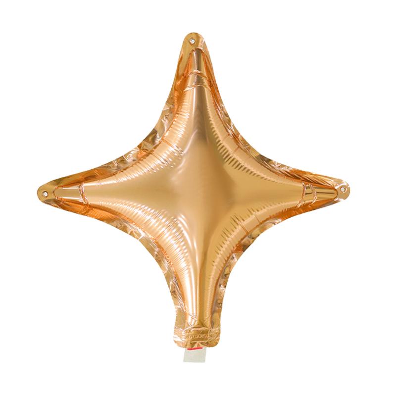 20Pcs10 Inch Multi-Color Square Star Foil Balloons For Birthday Parties Weddings Home Decor Room Background Ceiling Decoration