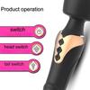 Kraftig Dildoer Vibrator Dobbel motor silikon stor størrelse Wand G-Spot Massasjer Sexleketøy For Par Klitoris Stimulator for Voksne