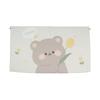 Universal Car Curtain Cartoon Tulip Bear Sun Shade Privacy Curtain