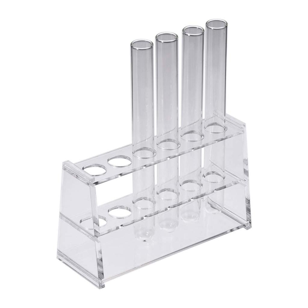 Uxcell Acrylic Test Tube Holder Rack, 6-Well, for 10ml Centrifuge Tubes, 2-Pack