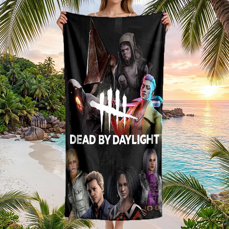 Dead Daylight Fashion Beach Towel: Ideal for Summer Adventures Soft, Absorbent and Quick Drying Suitable for Swimming and Bathing