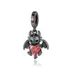 Brand New Copper Metal Animal Bead Component Cat Wolf Bee Owl Heart Charm Bead Components Compatible With Authentic Original Pendant Bead Component