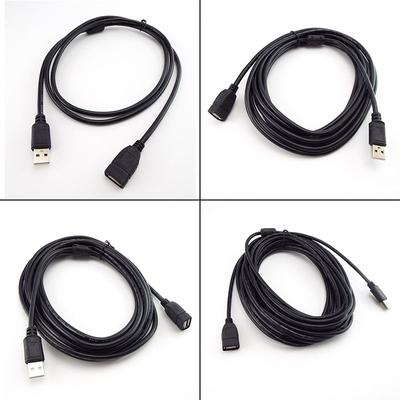 Prodlužovací kabel USB 2.0 Datové kabely pro přenos dat Super rychlý prodlužovací kabel Pro monitor Projektor Myš Klávesnice