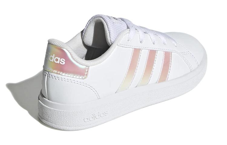 Adidas Grand Court 2.0 Big Kid 'White Iridescent' GY2326