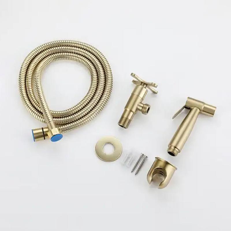 Toilet Brass Hot Cold Water Jet Shattaf Bidet Spray Muslim Handheld Sprayer Bathroom Health Faucet Mixer Shower Tap Set