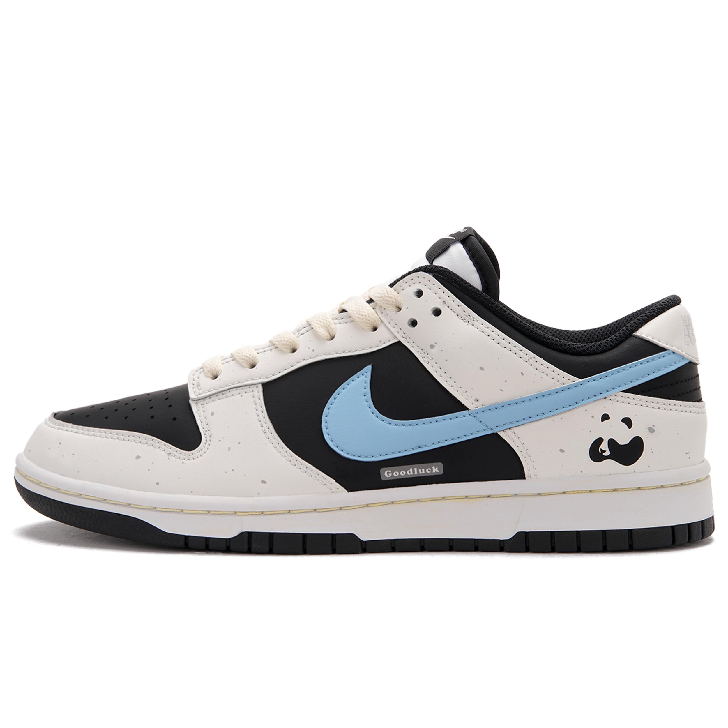 

Nike Dunk Red Panda Cat Low top Skateboard Shoes Unisex Black White Blue HF5441-100(Team62-) 43