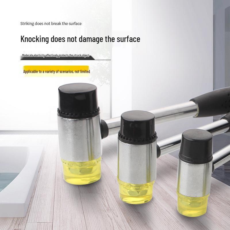 Multifunctional Detachable Double-Head Rubber Hammer for Home Installation