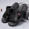 Fashion Rubber Men's Sandals and Slippers, Two In One, Summer Men's Driving 2026 Popular Thick Soled Anti Slip Beach Shoes