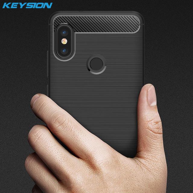 Glass Screen Protector Huawei Mate 20 Pro Case, Carbon Fiber Texture Design Light ShockProof Brushed Rugged Grip Cover Slim Simple Stylish Soft TPU Silicone Bumper Case skin for Mate 20 Pro