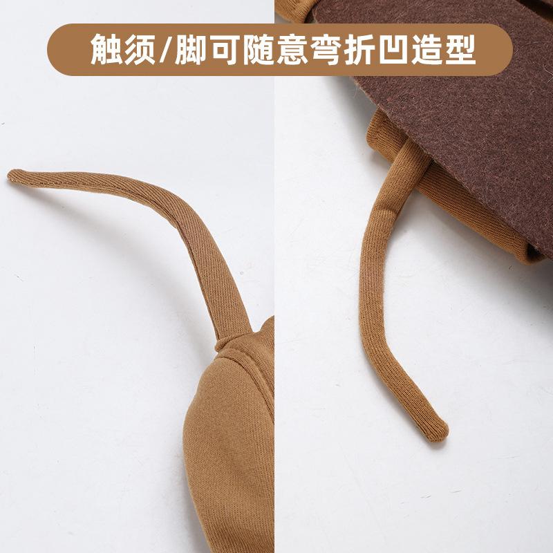Cockroach Pet Costume Cute Funny Insect Transform Outfit For Dogs And Cats Small Breeds Halloween Outdoor Party Cosplay Gift
