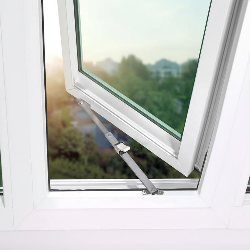 Supporto Telescopico Finestra 90 Gradi in Acciaio Inossidabile Limitatore Angolo Regolabile per Bagno