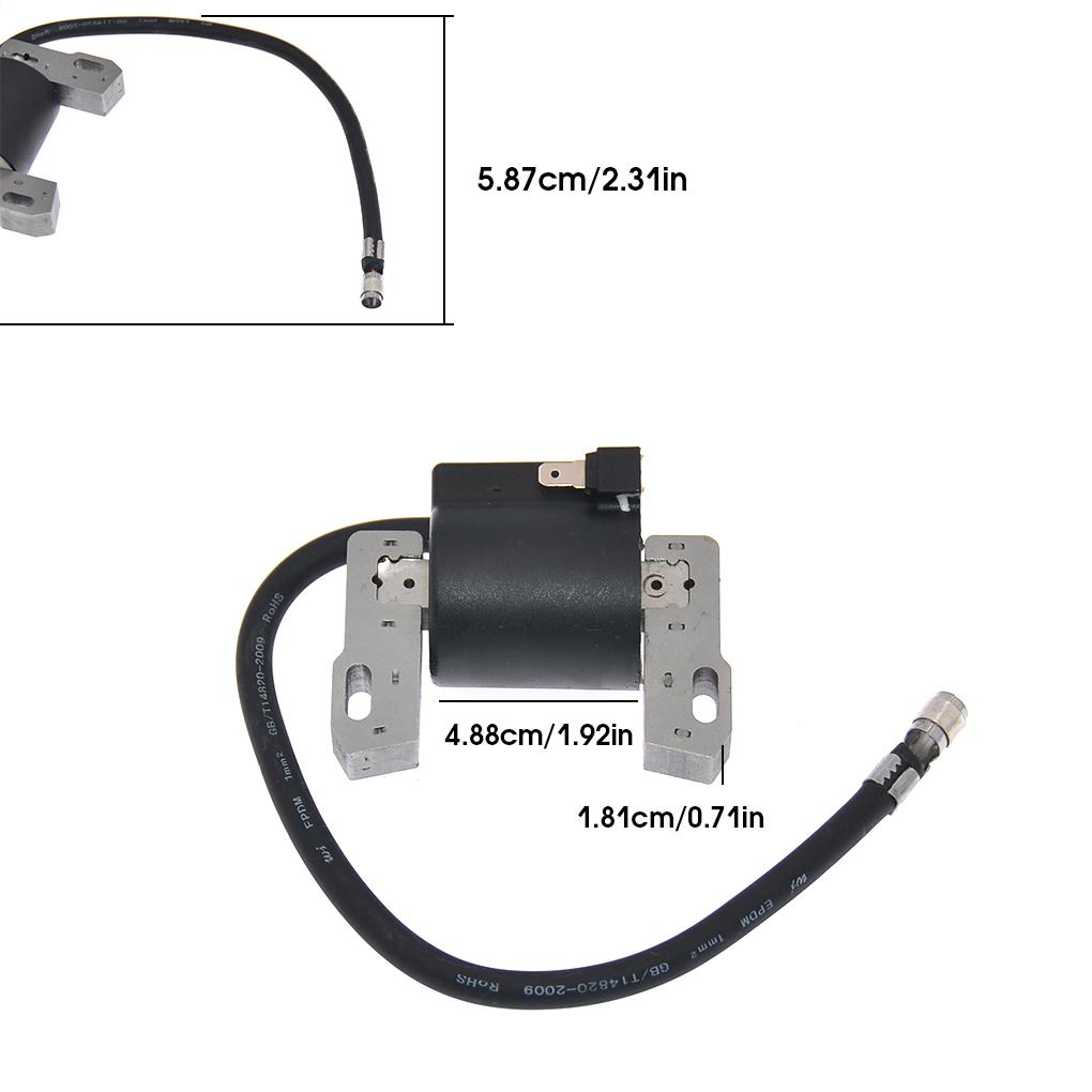 Lawn Mower Ignition Coil Square Repairing Module Garden Front Yard Tools Accessories Parts Replacement for 492341 490586